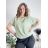 Tunic with pendant short sleeve women's plus size (3XL/4XL ONE SIZE) ITALIAN FASHION IMC23020