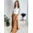 Women's long satin skirt (S/M/L ONE SIZE) ITALIAN FASHION IM323026