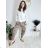 Set of long-sleeved sweatshirt and long women's sweatpants (S/M/L ONE SIZE) ITALIAN FASHION IMD25037
