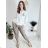 Set of long-sleeved sweatshirt and long women's sweatpants (S/M/L ONE SIZE) ITALIAN FASHION IMD25037