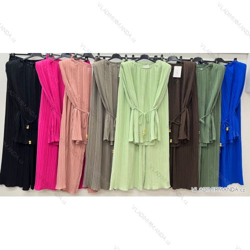 Elegant trousers with belt for women (S/M/L ONE SIZE) ITALIAN FASHION IM425057