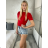 Long dress for women (UNI s-m) ITALIAN FASHION IMM20FL5620 -   red -   S / M