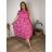 Women's Oversized Knitted Long Sleeve Sweater (S/M ONE SIZE) ITALIAN FASHION IMSN2416125  žlutá