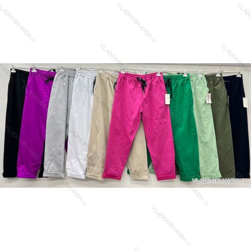 Elegant trousers with belt for women (S/M/L ONE SIZE) ITALIAN FASHION IM425057