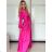 Elegant Long Sleeve Dress Women (S / M.ONE SIZE) ITALIAN FASHION IMM211302