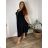 Long casual short sleeve women's dress, oversized (42/44/46 ONE SIZE) ITALIAN FASHION IMD2525370