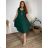 Long casual short sleeve women's dress, oversized (42/44/46 ONE SIZE) ITALIAN FASHION IMD2525370