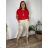 Elegant trousers with belt for women (S/M/L ONE SIZE) ITALIAN FASHION IM425057