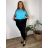 Elegant trousers with belt for women (S/M/L ONE SIZE) ITALIAN FASHION IM425057