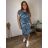 Women's Summer Classic Short Sleeve Dress (L-3XL) ITALIAN FASHION PMB22015