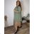 Elegant trousers with belt for women (S/M/L ONE SIZE) ITALIAN FASHION IM425057