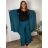Elegant trousers with belt for women (S/M/L ONE SIZE) ITALIAN FASHION IM425057  dark emerald