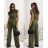 Women's Medium Length Skirt (S/M ONE SIZE) ITALIAN FASHION IMM23HG3154 Dark beige XS/S/M