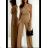 Women's Medium Length Skirt (S/M ONE SIZE) ITALIAN FASHION IMM23HG3154 Dark beige XS/S/M