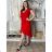 Women's short sleeve summer casual dress (S/M/L ONE SIZE) ITALIAN FASHION IMWGB25022