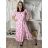 Elegant summer short sleeve women's dress (XS/S/M ONE SIZE) ITALIAN FASHION IMWGB25512