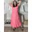 Elegant trousers with belt for women (S/M/L ONE SIZE) ITALIAN FASHION IM425057 S / M / L pink
