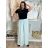 Women's long summer oversize pants (S/M/L ONE SIZE) ITALIAN FASHION IM425271 -   Light blue -   S / M / L
