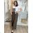 Dress shirts long 3/4 sleeve ladies with pocket thin (uni sl) ITALIAN Fashion IM318335 -   green khaki -   S / M / L