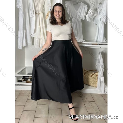 Women's long satin skirt (S/M/L ONE SIZE) ITALIAN FASHION IM323026