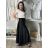 Women's long satin skirt (S/M/L ONE SIZE) ITALIAN FASHION IM323026