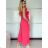 Women's long oversize sleeveless jumpsuit GIORGIA (S/M ONE SIZE) ITALIAN FASHION IMWAD25918