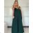 Women's Long Chiffon Short Sleeve Dress (S/M ONE SIZE) ITALIAN FASHION IMWGS231048 -   beige -   S / M