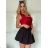 Women's short skirt (S/M ONE SIZE) ITALIAN FASHION IMPLP2325570055 -   red -   S / M / L