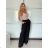 Elegant short long sleeve jacket and women's trousers set ALICE (S/M ONE SIZE) ITALIAN FASHION IMWHP25525