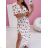 Women's long casual summer short sleeve dress (XS/S/M ONE SIZE) ITALIAN FASHION IMWG251466