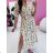 Women's long casual summer short sleeve dress (XS/S/M ONE SIZE) ITALIAN FASHION IMWG251466