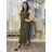 Long casual short sleeve women's dress, oversized (42/44/46 ONE SIZE) ITALIAN FASHION IMD2525370
