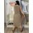 Long casual short sleeve women's dress, oversized (42/44/46 ONE SIZE) ITALIAN FASHION IMD2525370