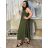 Long casual short sleeve women's dress, oversized (42/44/46 ONE SIZE) ITALIAN FASHION IMD2525370