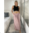 Elegant trousers with belt for women (S/M/L ONE SIZE) ITALIAN FASHION IM425057