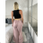 Elegant trousers with belt for women (S/M/L ONE SIZE) ITALIAN FASHION IM425057