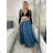 Elegant trousers with belt for women (S/M/L ONE SIZE) ITALIAN FASHION IM425057