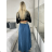 Elegant trousers with belt for women (S/M/L ONE SIZE) ITALIAN FASHION IM425057 S / M / L Brown