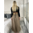 Elegant trousers with belt for women (S/M/L ONE SIZE) ITALIAN FASHION IM425057 S / M / L Brown
