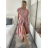 Women's 3/4 long sleeve shirt dress (XS/S/M ONE SIZE) ITALIAN FASHION IMD25030
