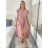 Women's 3/4 long sleeve shirt dress (XS/S/M ONE SIZE) ITALIAN FASHION IMD25030