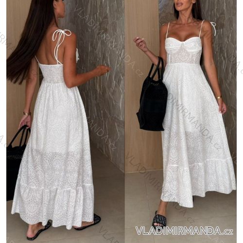 Women's short sleeve summer casual dress (S/M/L ONE SIZE) ITALIAN FASHION IMWGB25022