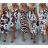 Women's short sleeve summer casual dress (S/M/L ONE SIZE) ITALIAN FASHION IMWGB25022