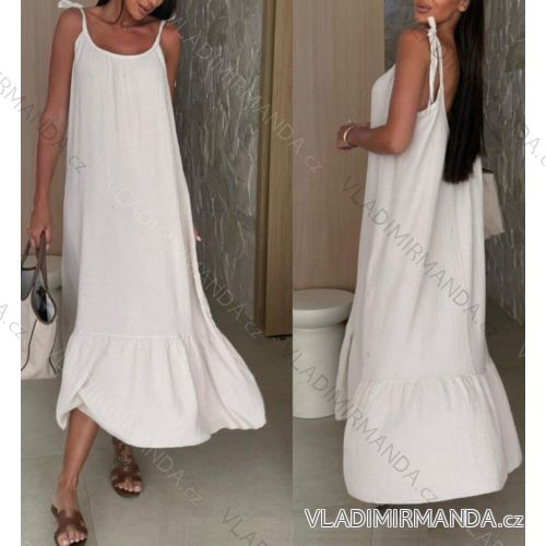 Women's short sleeve summer casual dress (S/M/L ONE SIZE) ITALIAN FASHION IMWGB25022