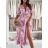 Women's short sleeve summer casual dress (S/M/L ONE SIZE) ITALIAN FASHION IMWGB25022