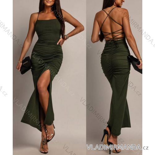 Women's short sleeve summer casual dress (S/M/L ONE SIZE) ITALIAN FASHION IMWGB25022