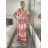Women's short sleeve summer casual dress (S/M/L ONE SIZE) ITALIAN FASHION IMWGB25022 XL/2XL rose old rose