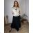 Women's short denim jacket (2XL-6XL) MOON GIRL MOON25GYD1337P