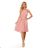 Chiffon dress with ties for women NMC-350-2/DR