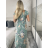 Women's short sleeve summer casual dress (S/M/L ONE SIZE) ITALIAN FASHION IMWGB25022